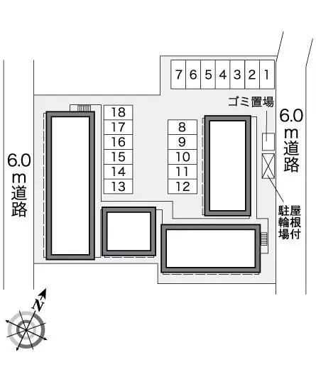 上尾市五番町 月極駐車場